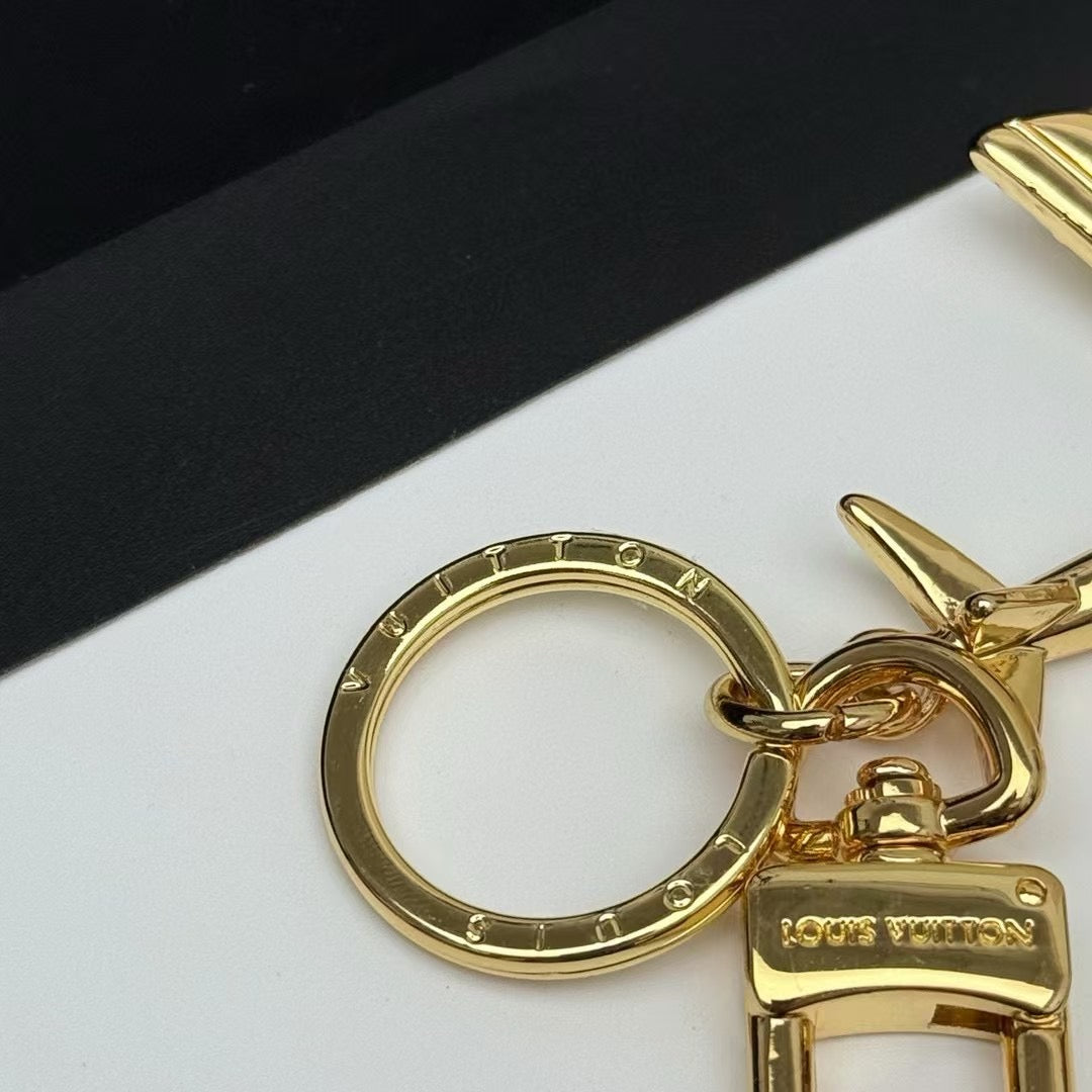 Lv Famous Plane Keychain