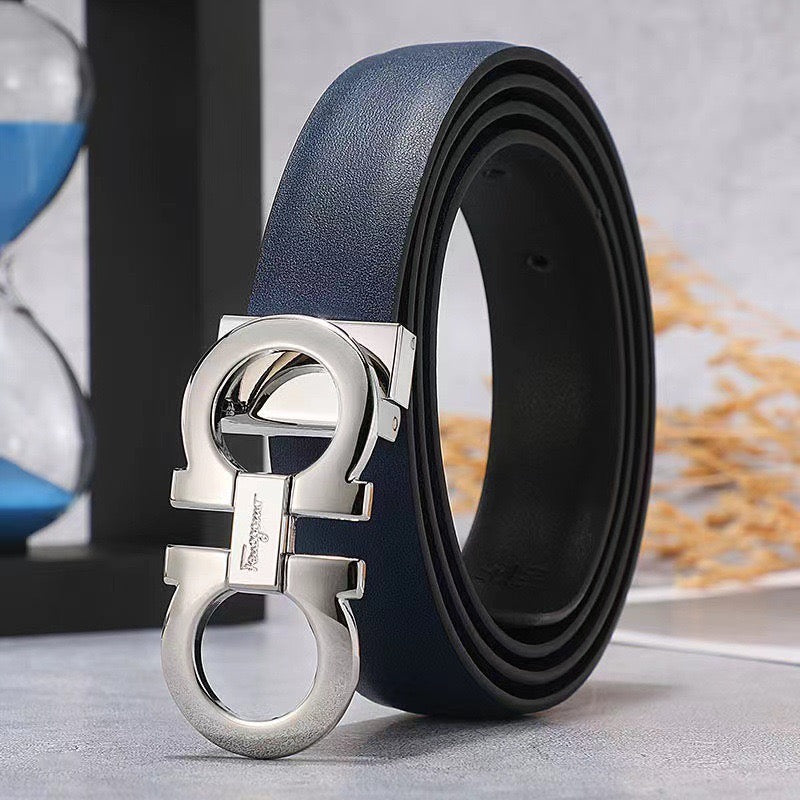 Ferragamo Belt ( 2 Buckle Shades )
