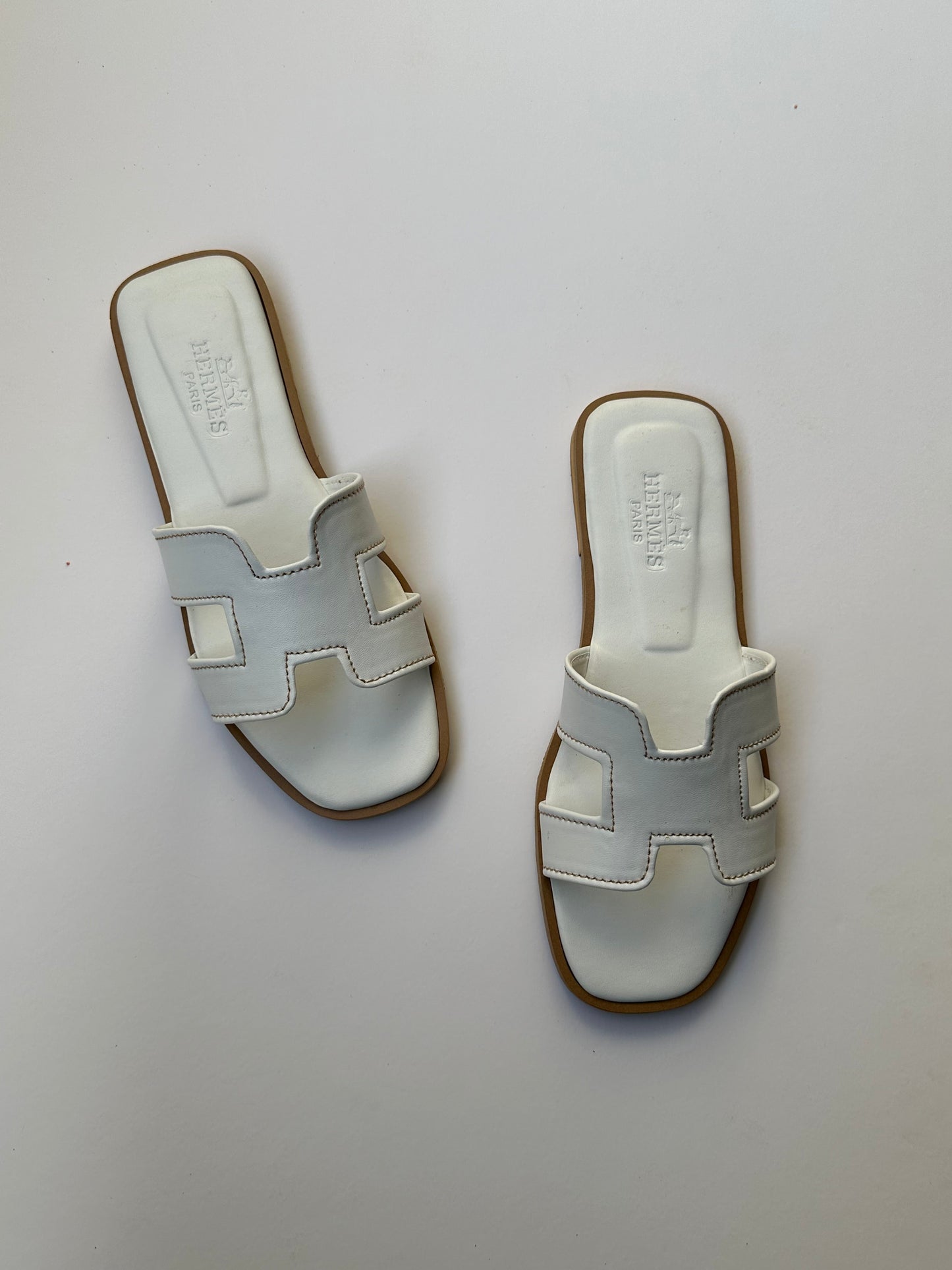 H*rmes Slide White