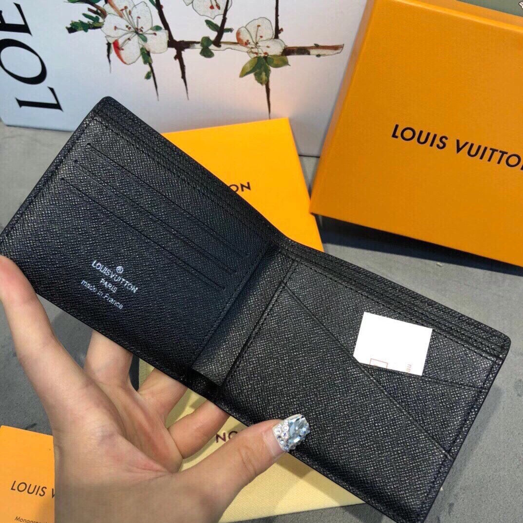 Lv Genuine Leather Wallets