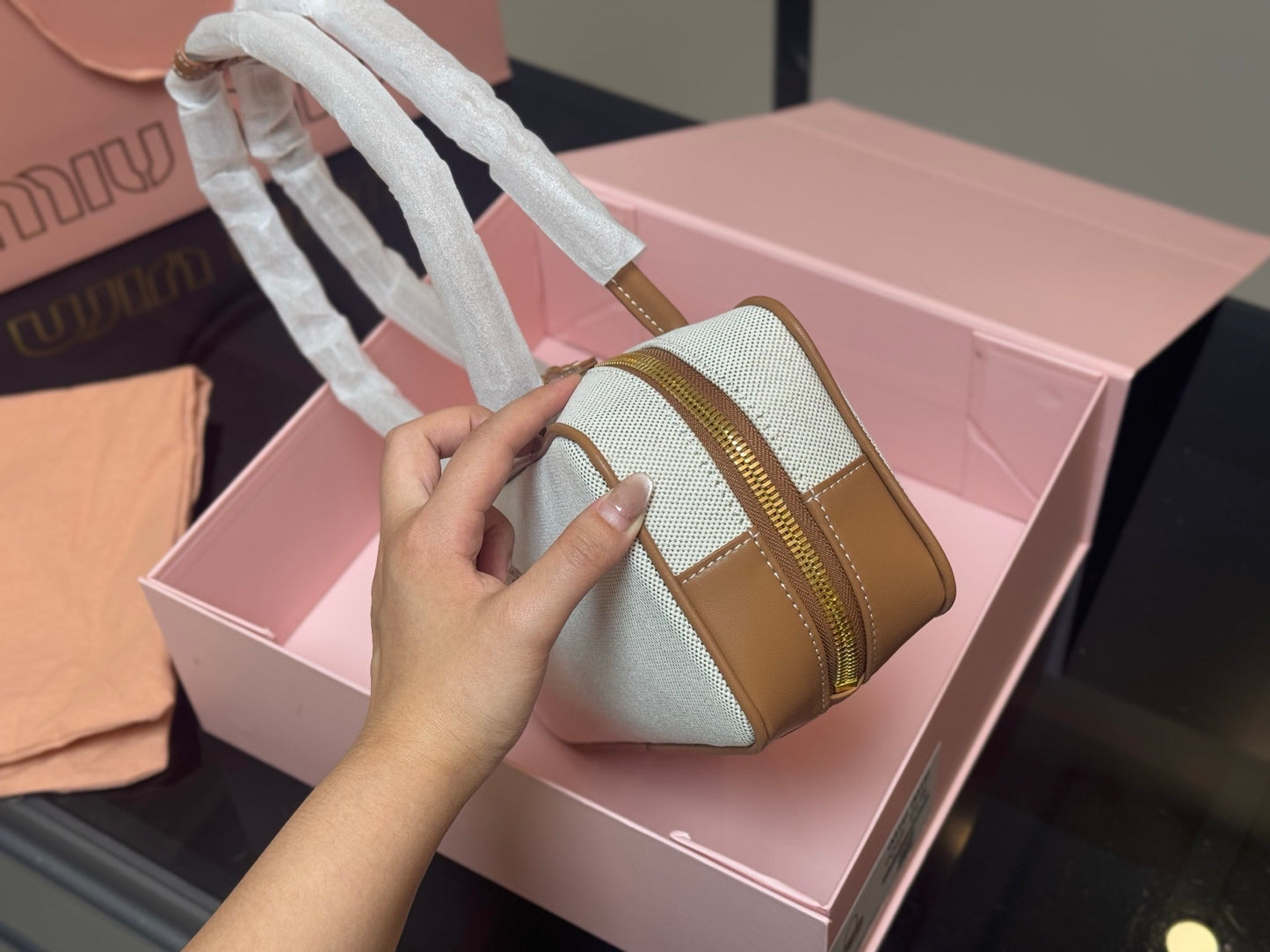 Miu Miu Bowling Ball / Briefcase Bag