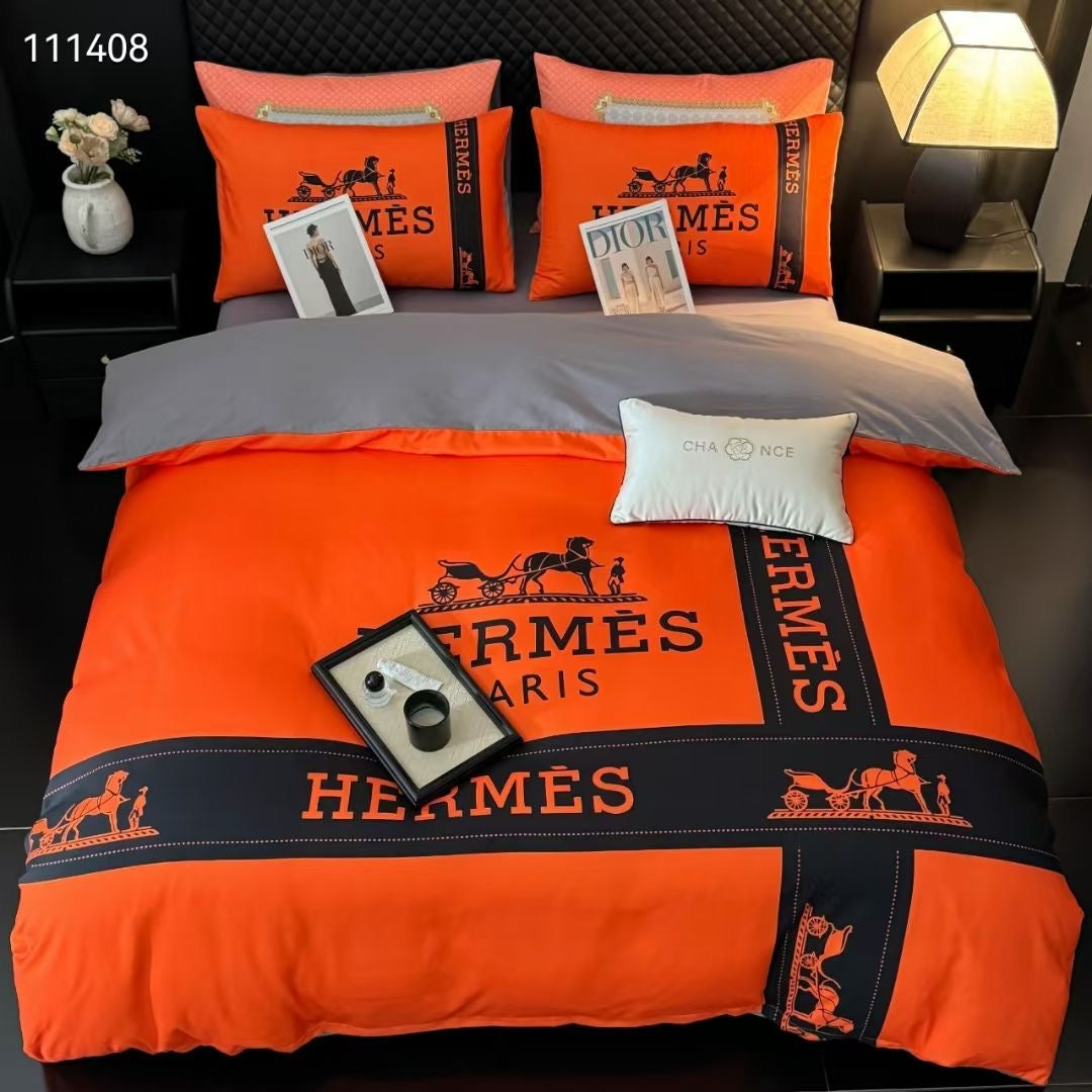 H*rmes Bed Sheet
