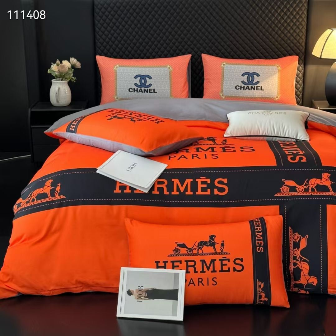 H*rmes Bed Sheet