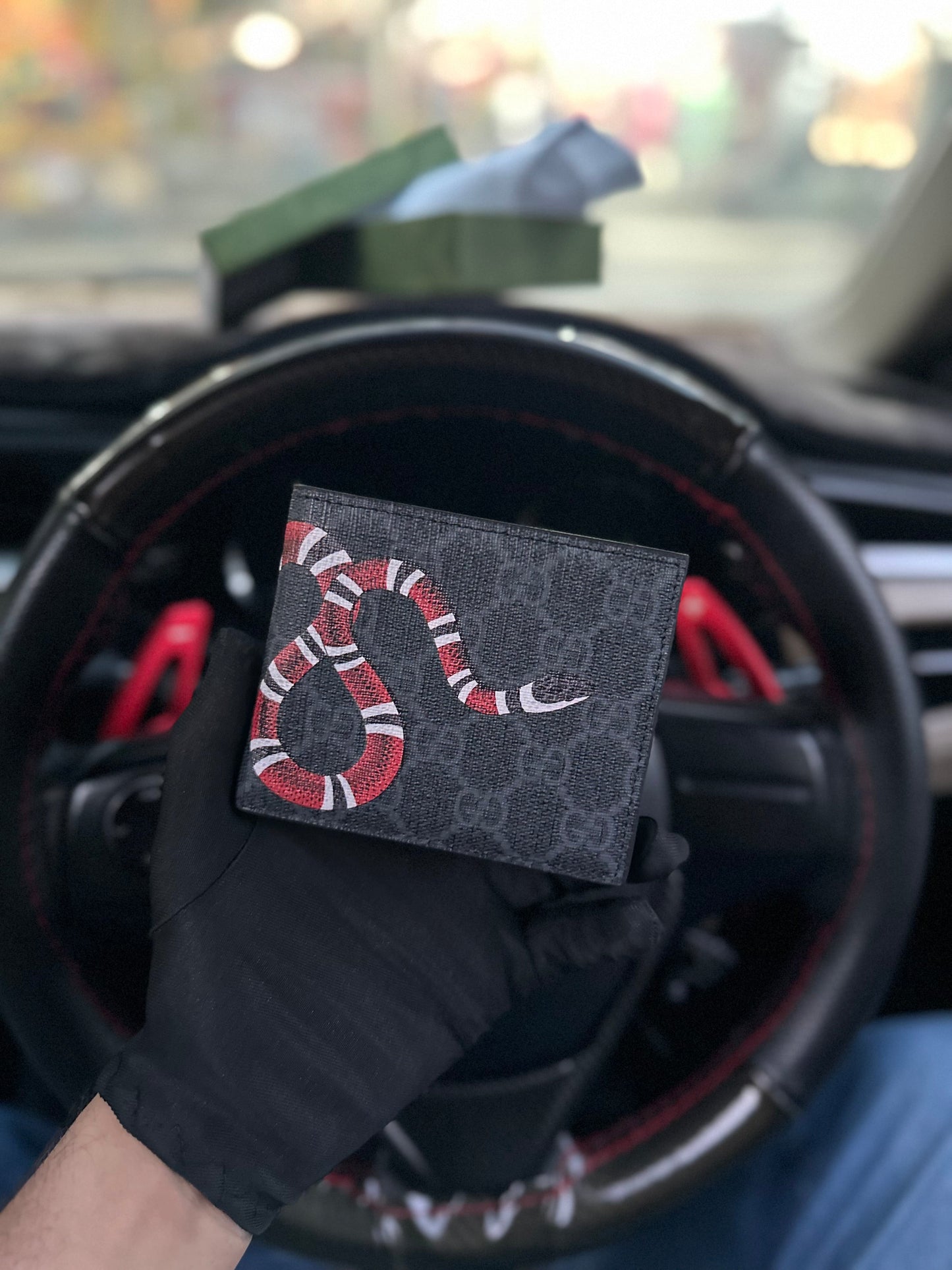 GG Famous Snake Wallet