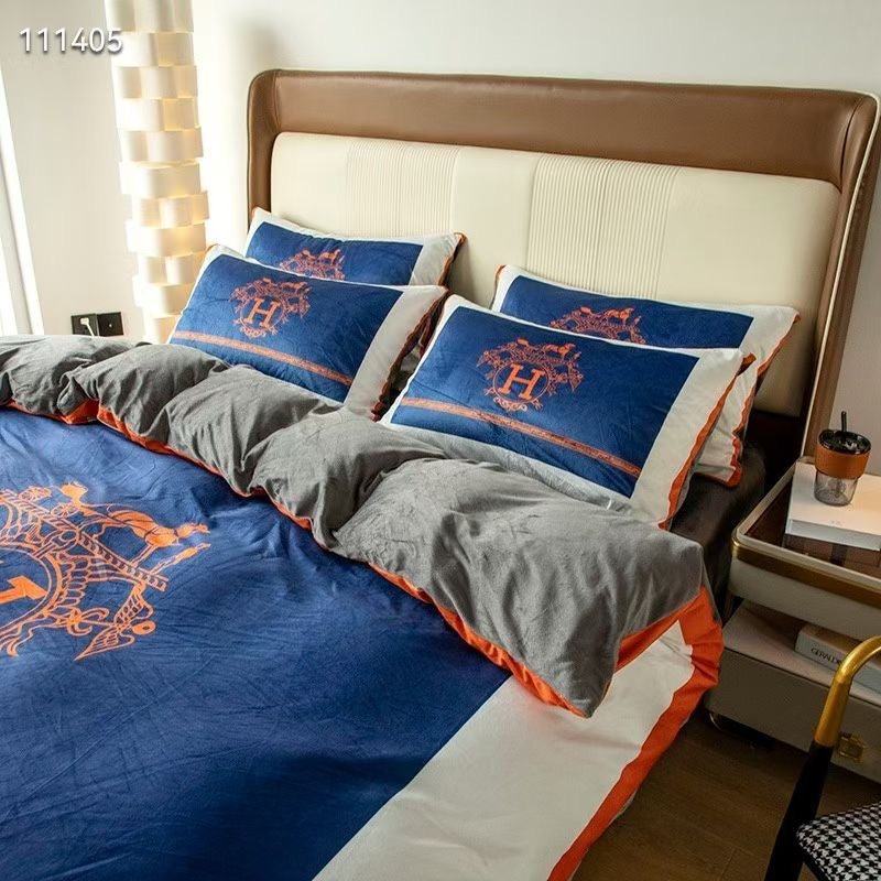 H*rmes Bed Sheet