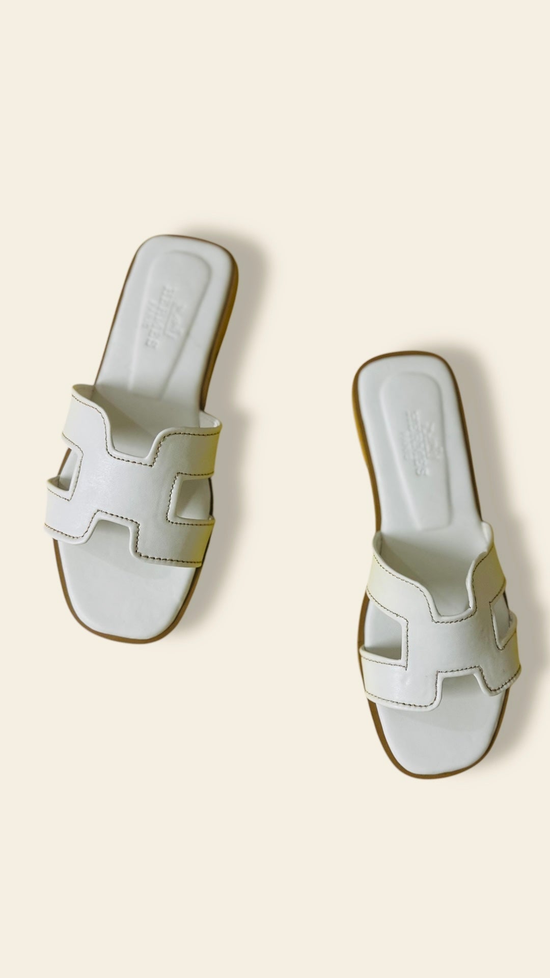 H*rmes Slide White
