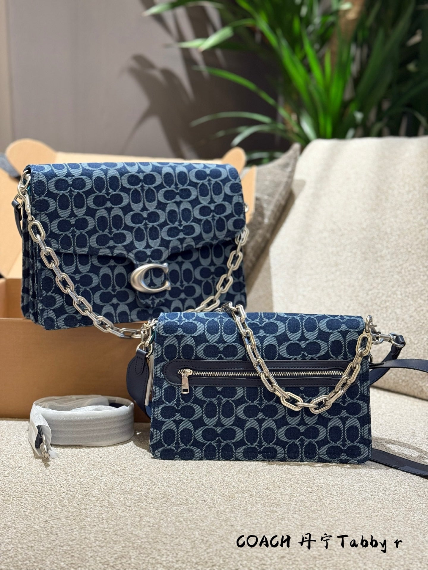 C*ach New Denim Tabby original ( 2 sizes )