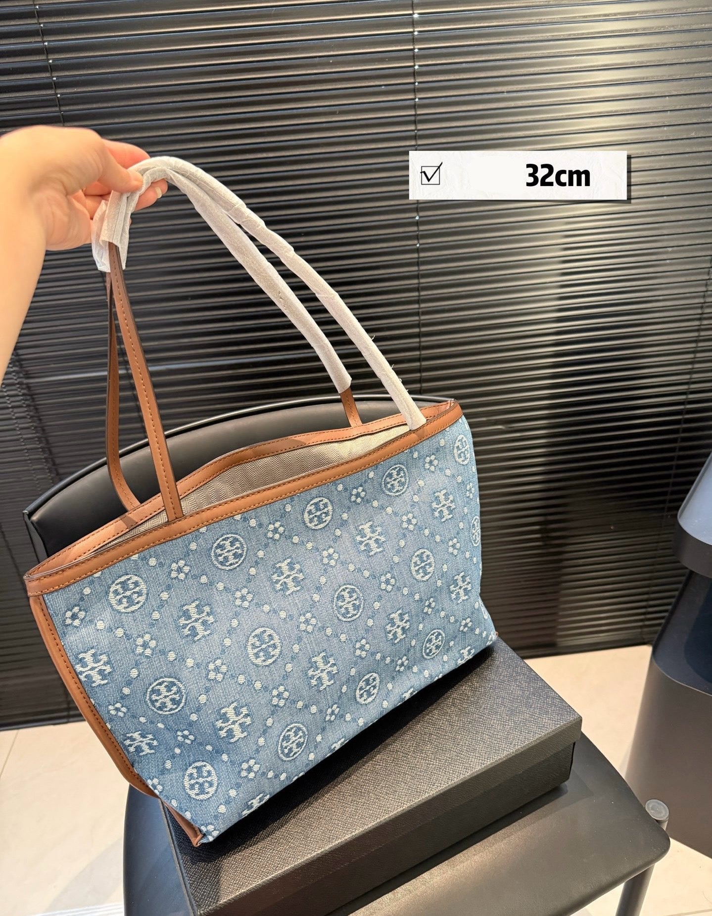 T Burch Tote Bags