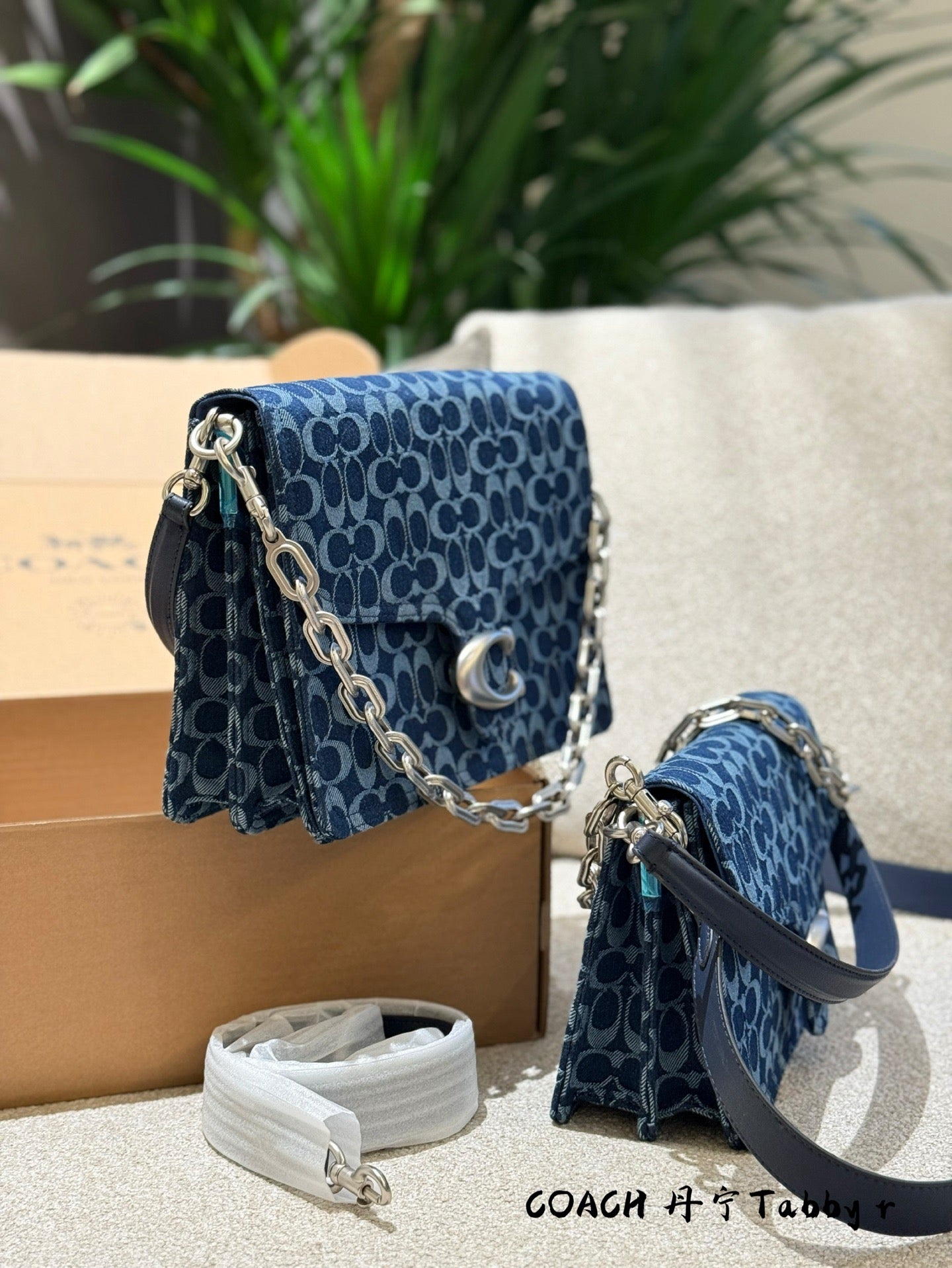 C*ach New Denim Tabby original ( 2 sizes )