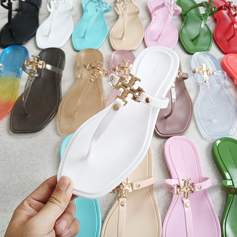 T Burch Jelly Slipper in Multi Colours