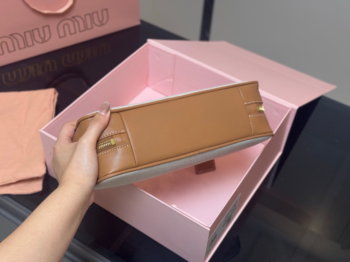Miu Miu Bowling Ball / Briefcase Bag
