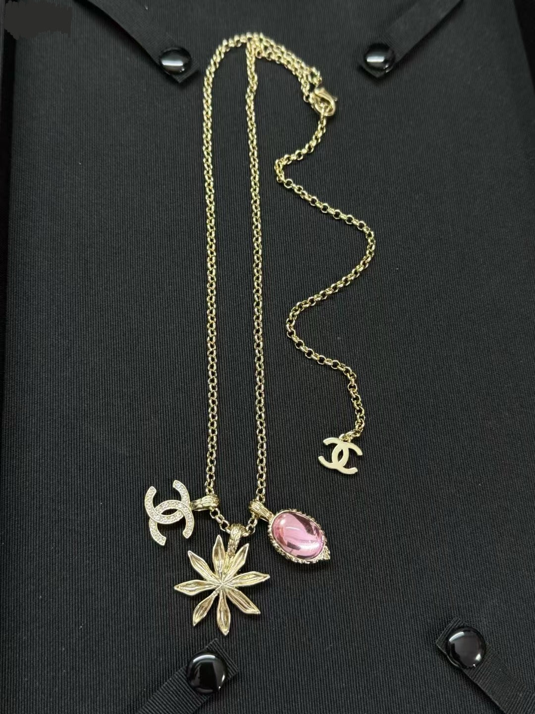 Cha*el Sunflower Pendant
