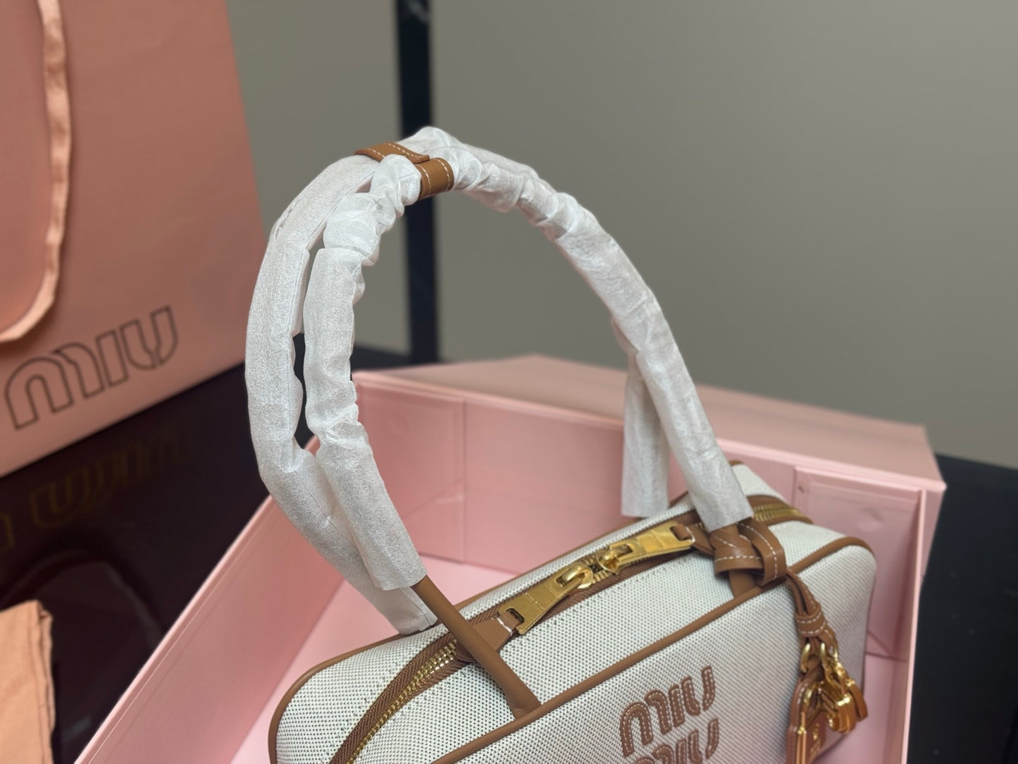 Miu Miu Bowling Ball / Briefcase Bag