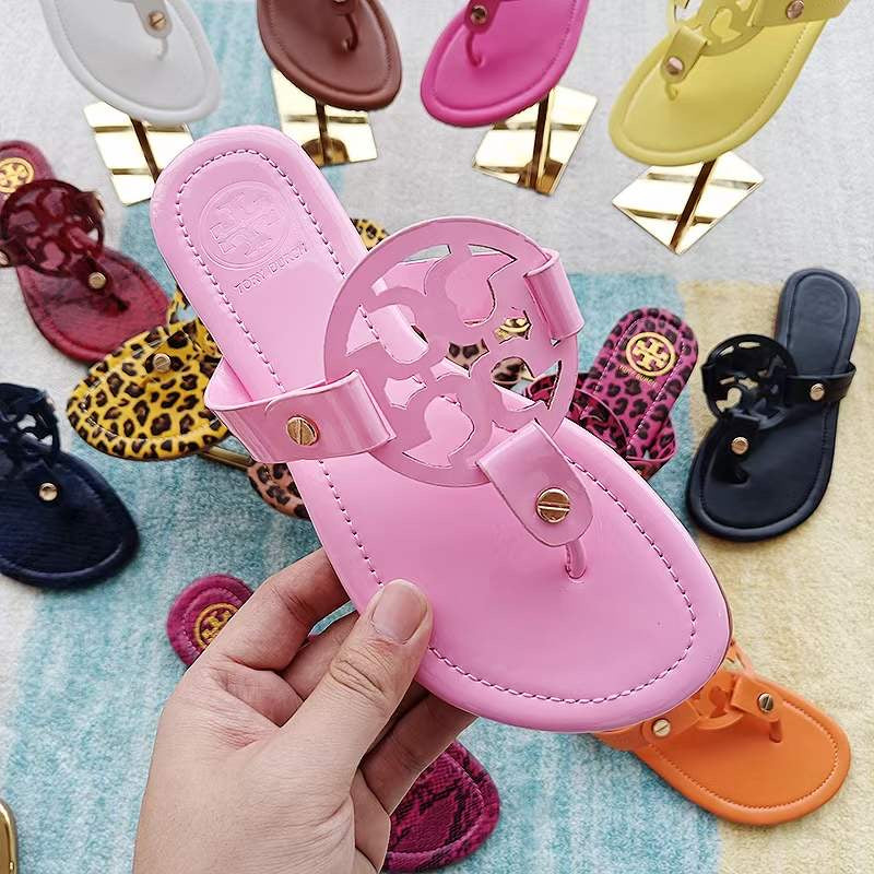 T Burch Famous Slipper ( Multi Colours )