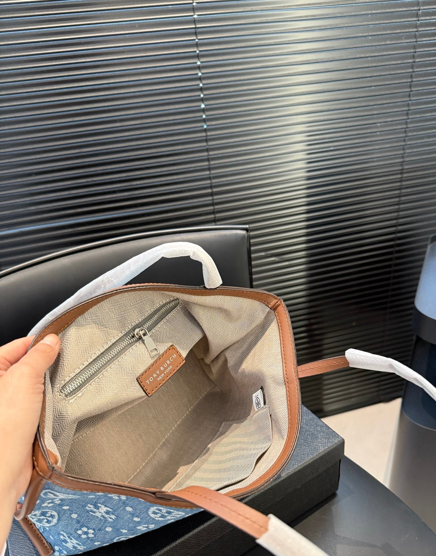 T Burch Tote Bags