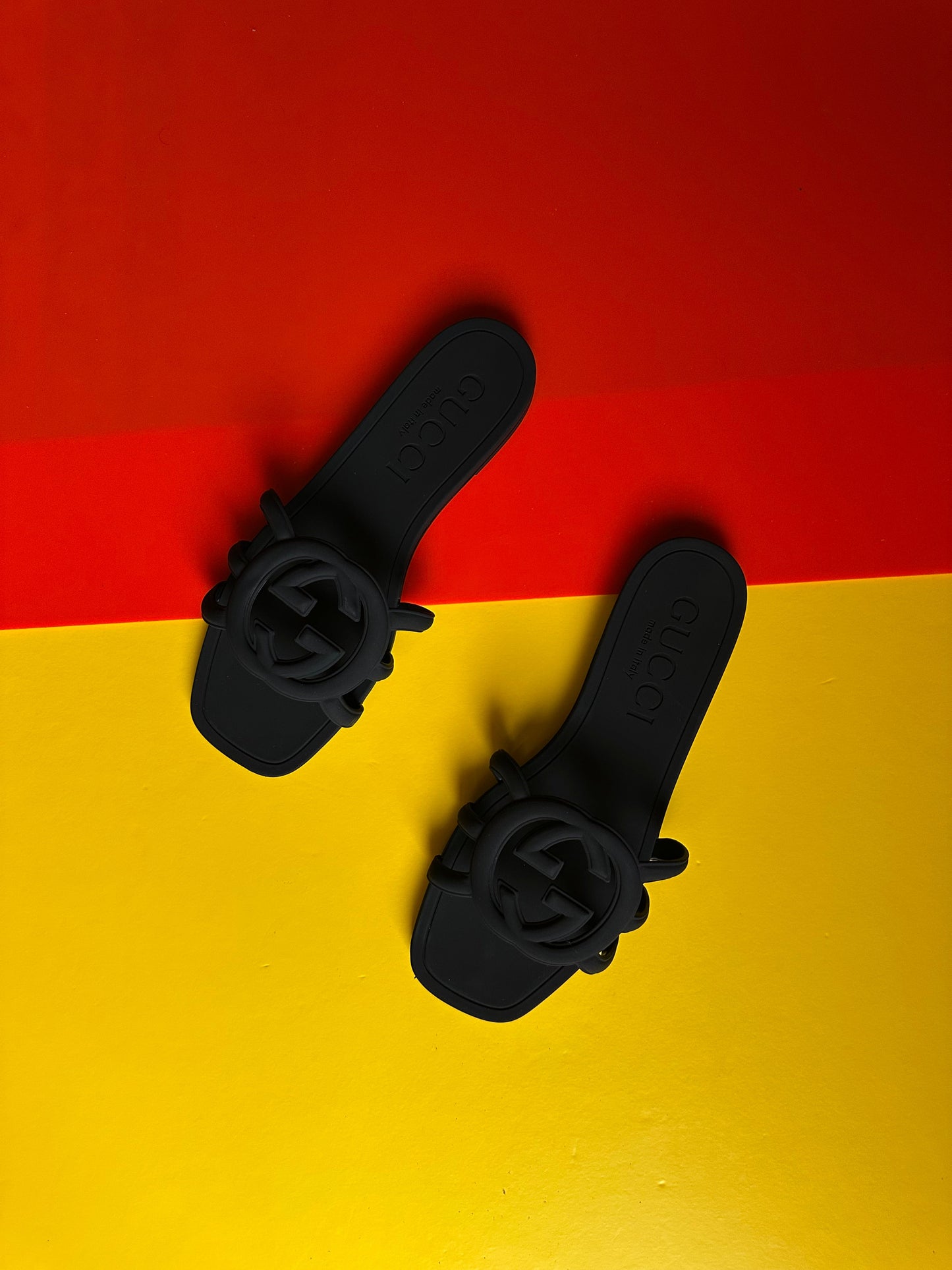 GG Black Slipper/Slide