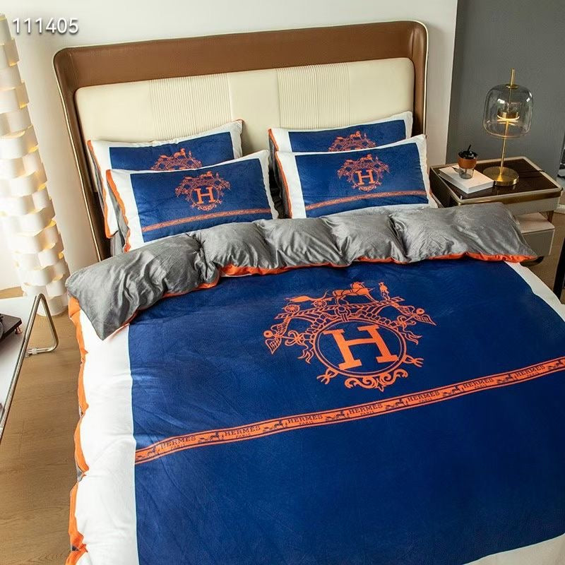 H*rmes Bed Sheet