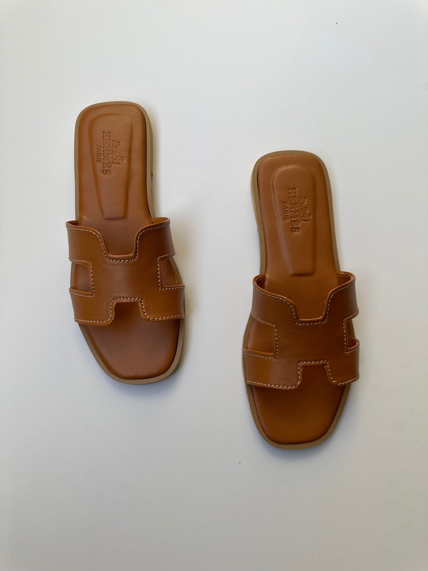 H*rmes Slide Brown