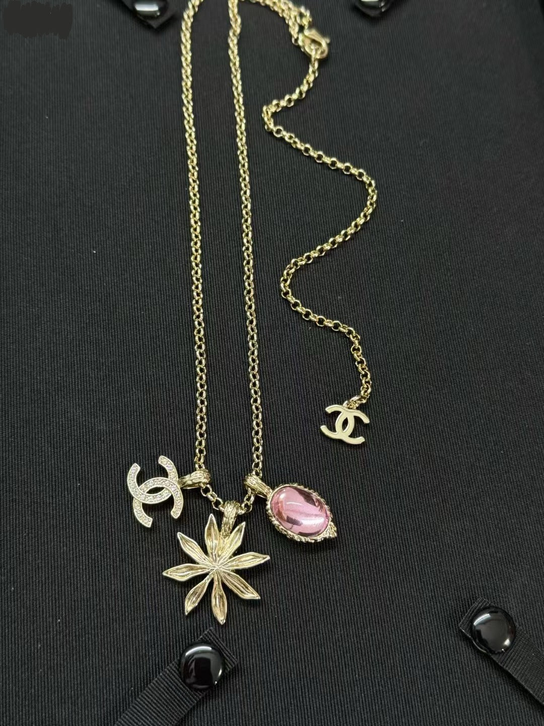 Cha*el Sunflower Pendant