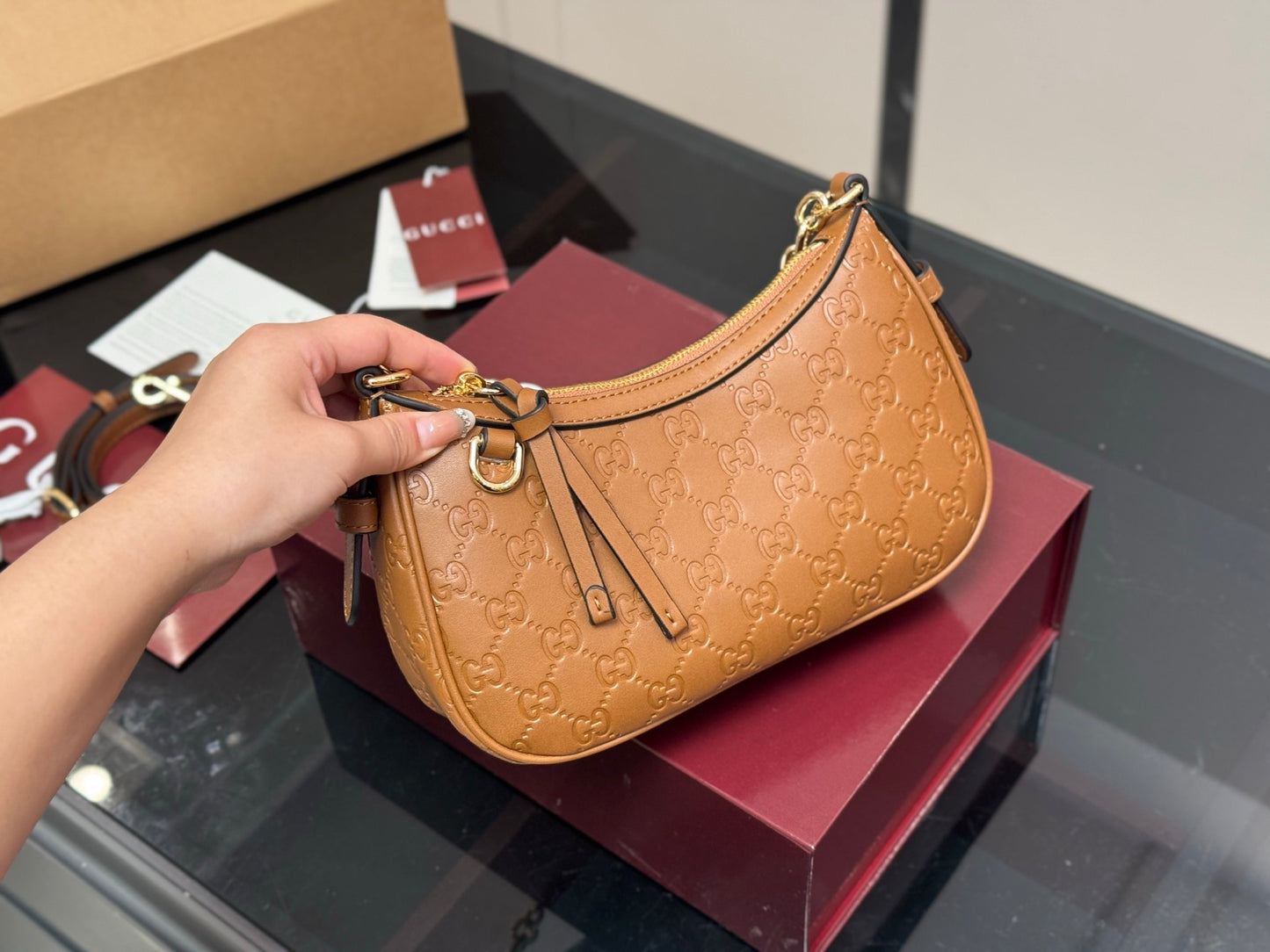 GG Ophidia Monogram Bag