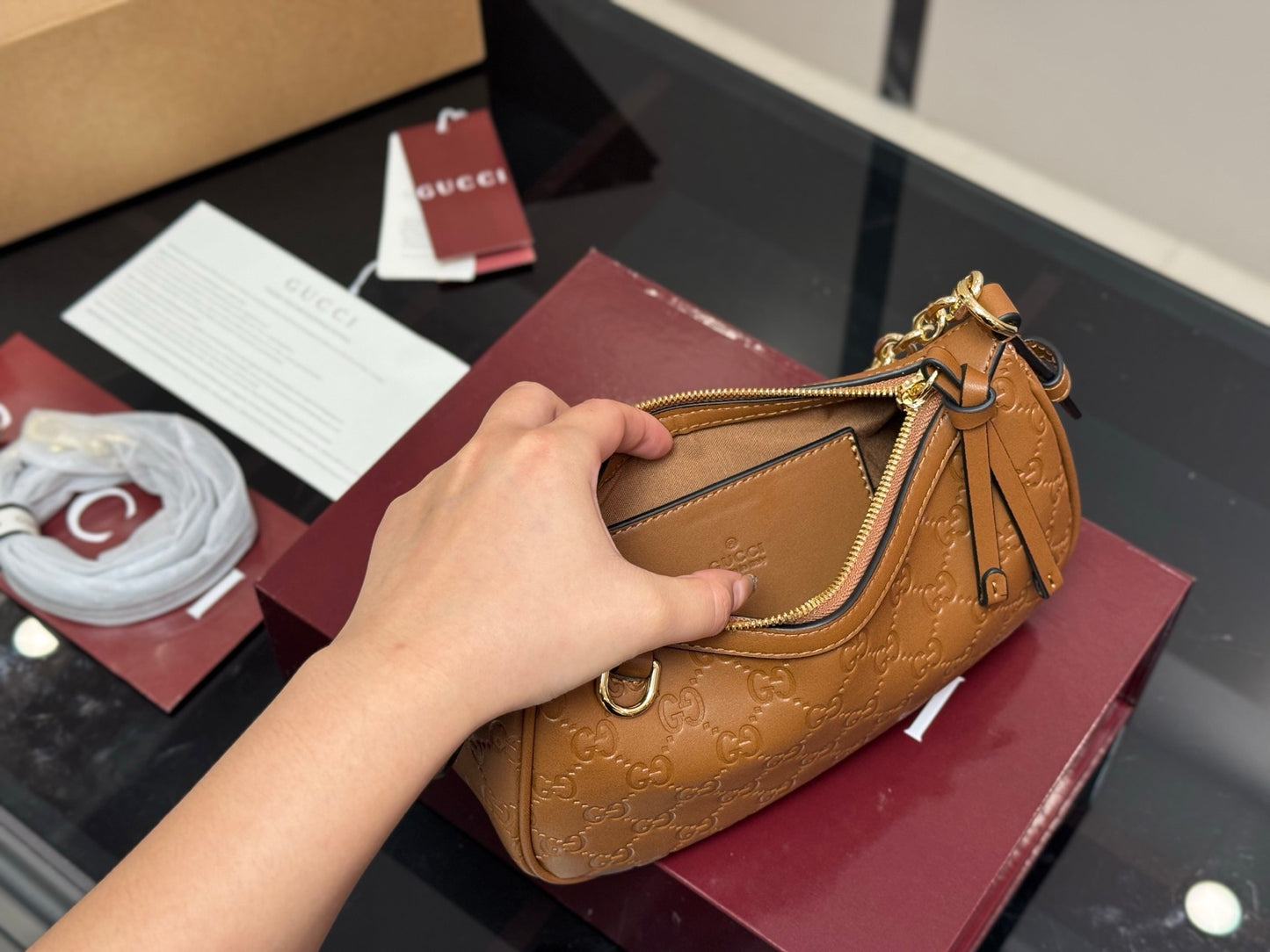 GG Ophidia Monogram Bag