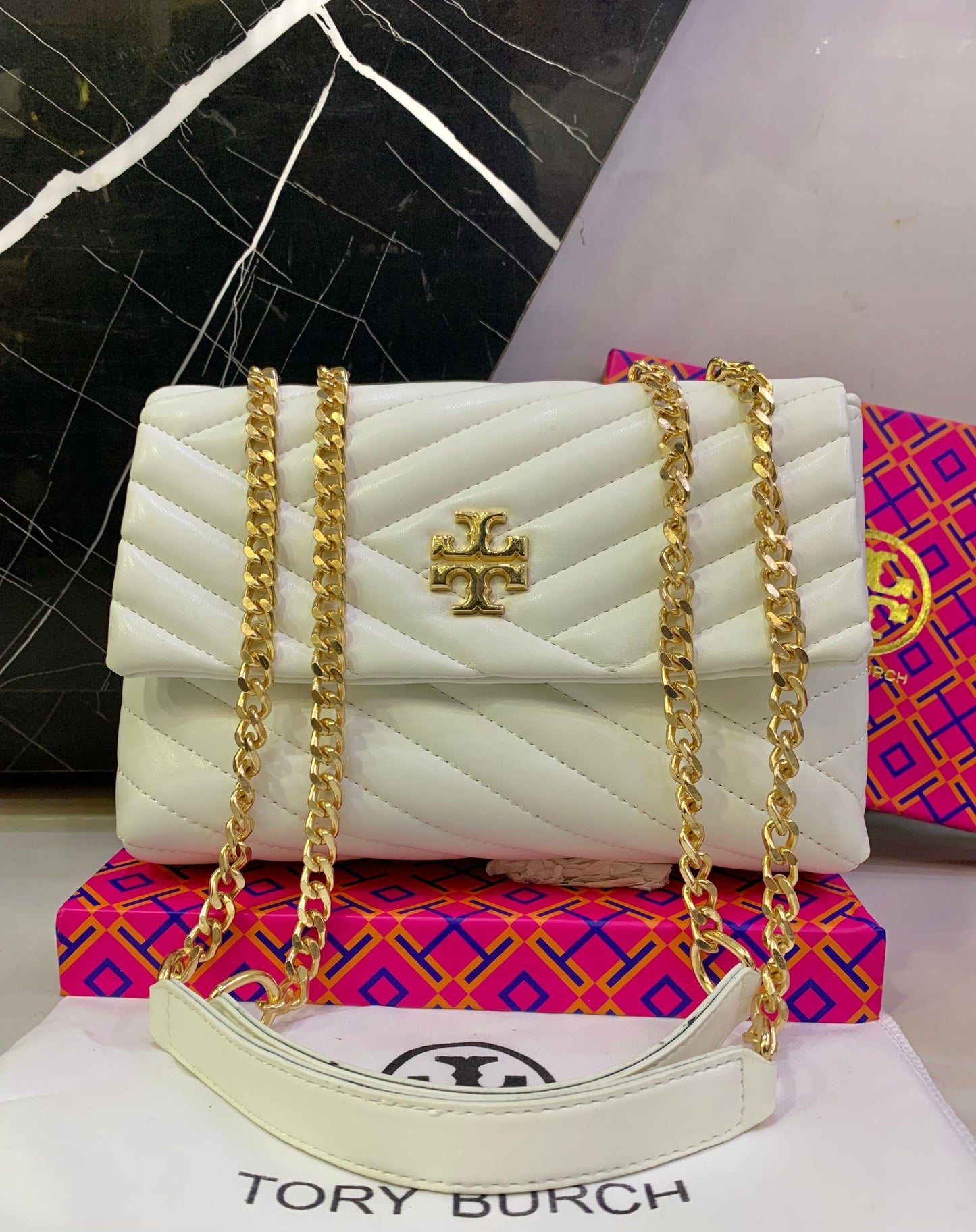 T Burch Famous Bag ( Multi colours )