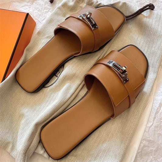 H*rmes Ladies Slippers ( 3 Colours )