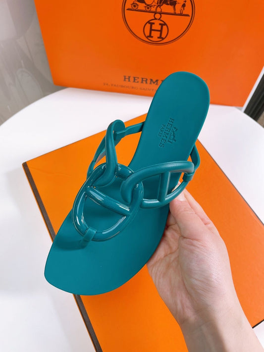 H*rmes Famous Slipper ( Blue )