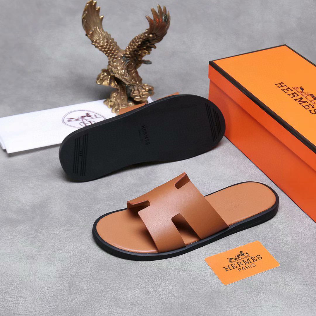 H*rmes unisex Slides