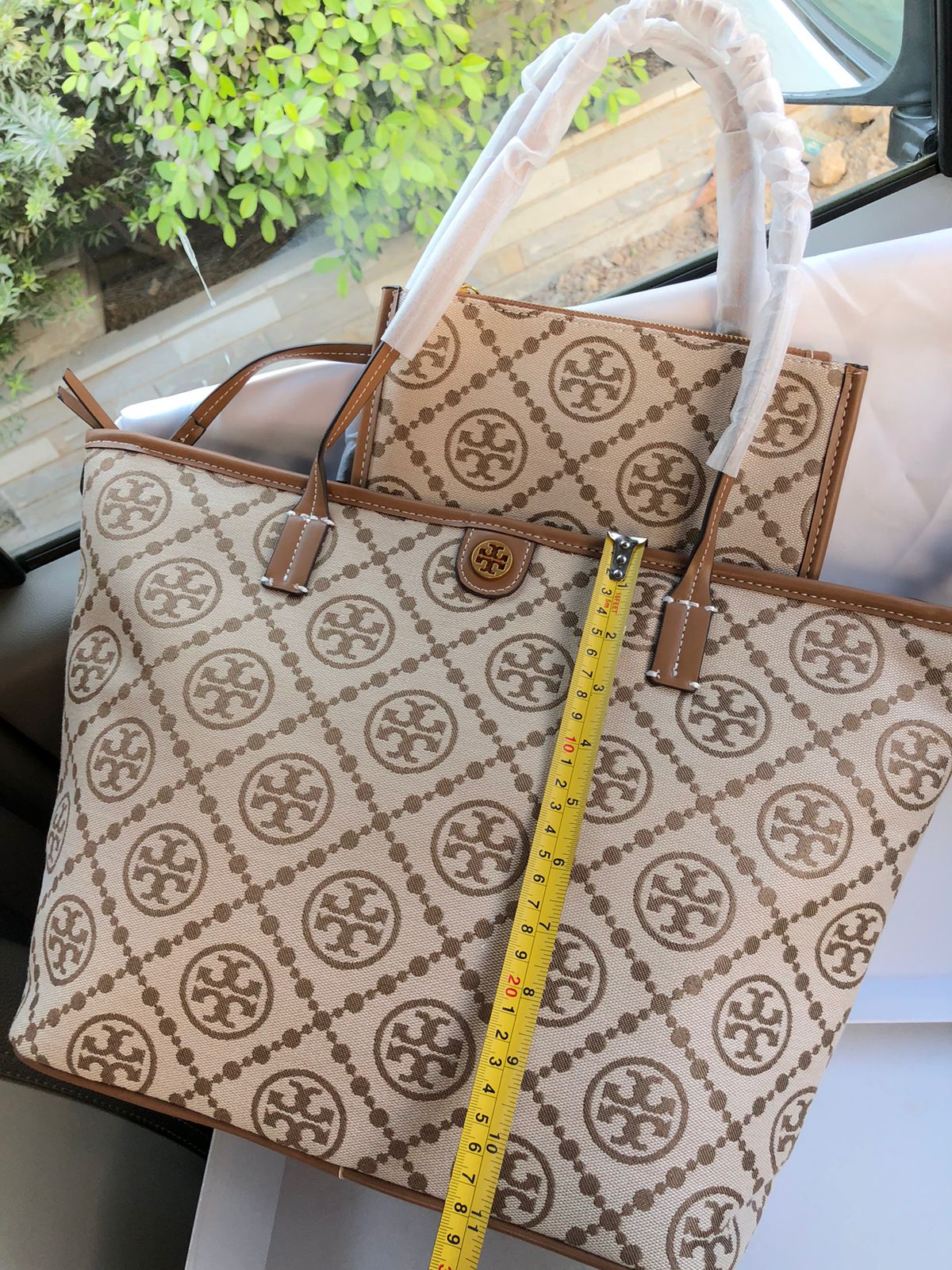 T Burch Tote Bag ( 2 Shades )