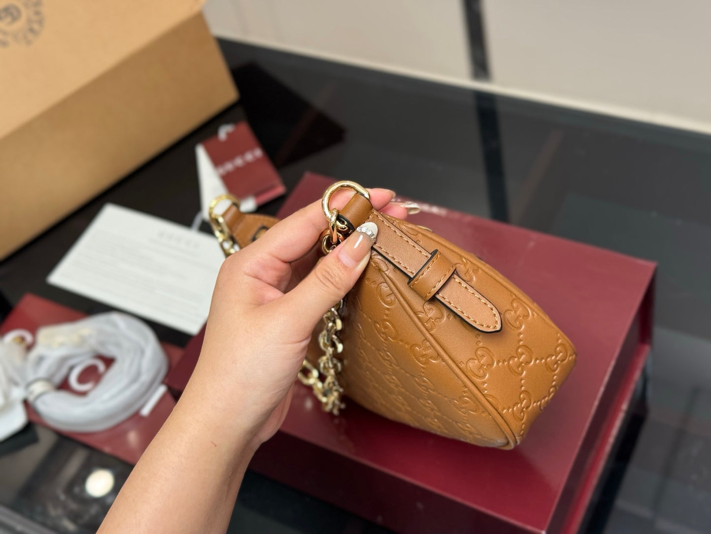 GG Ophidia Monogram Bag