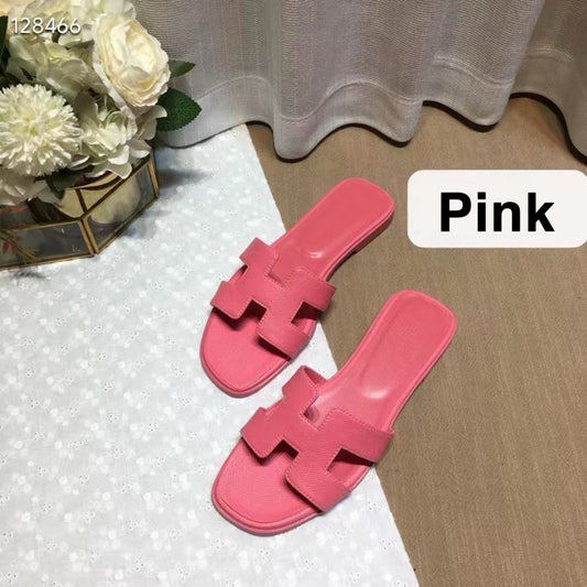 H*rmes Slipper in Pink