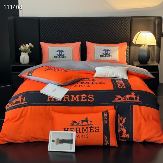 H*rmes Bed Sheet