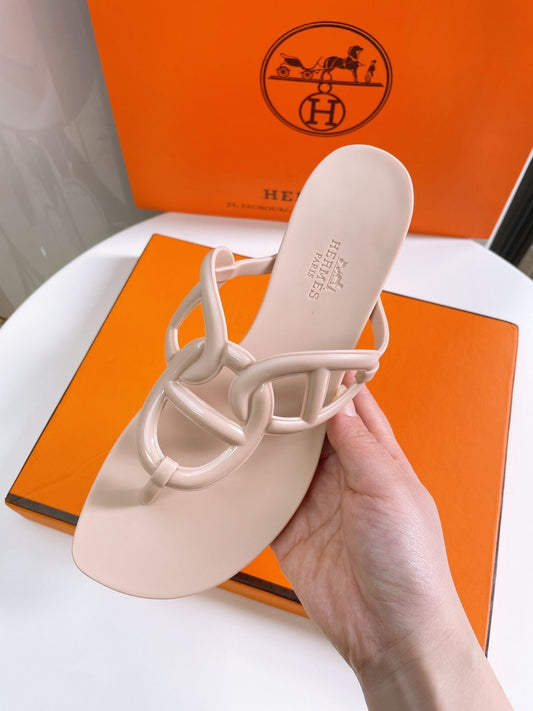 H*rmes Famous Slipper ( Beige )
