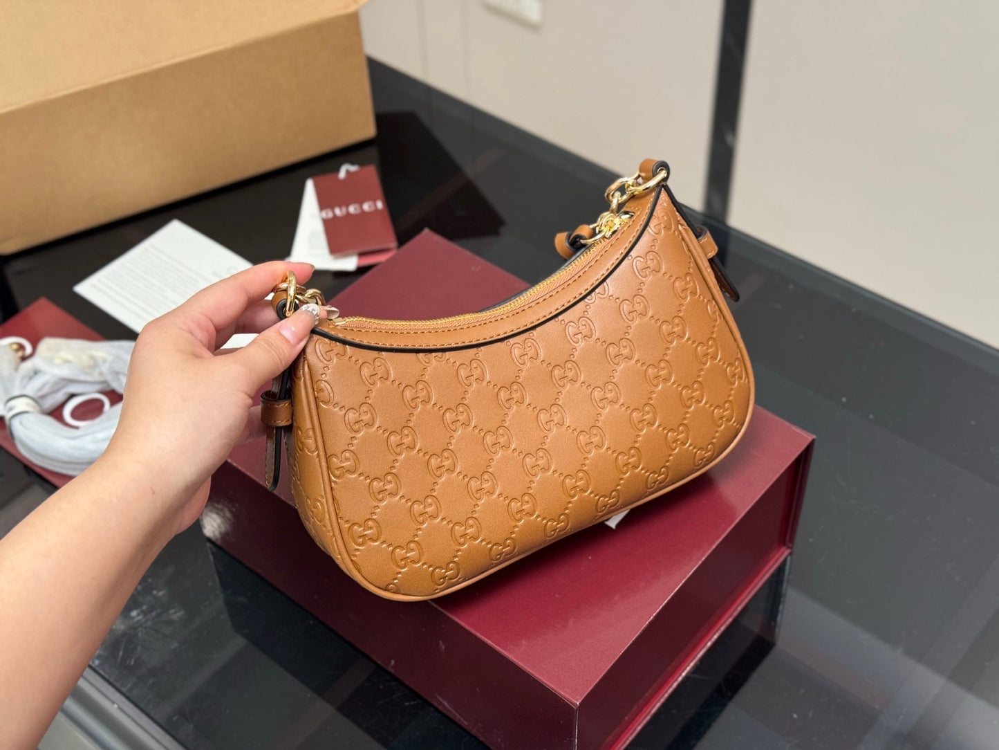 GG Ophidia Monogram Bag