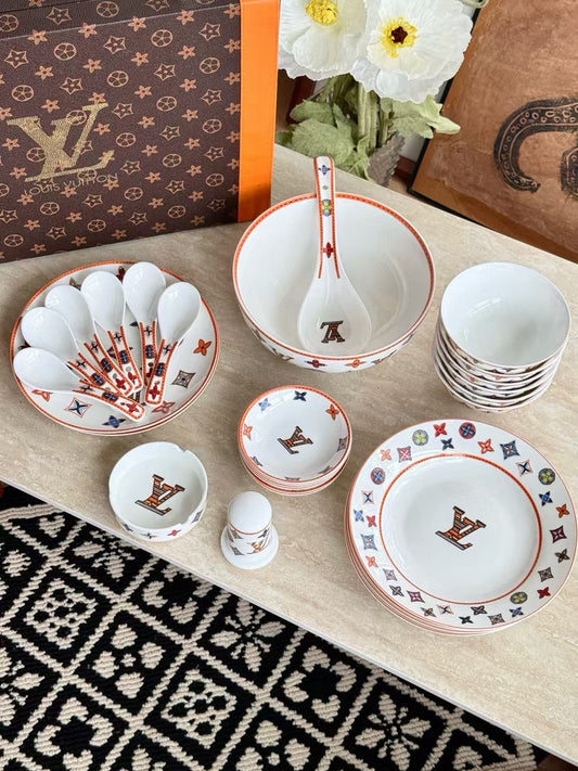 Lv Bone Dinnerware Set