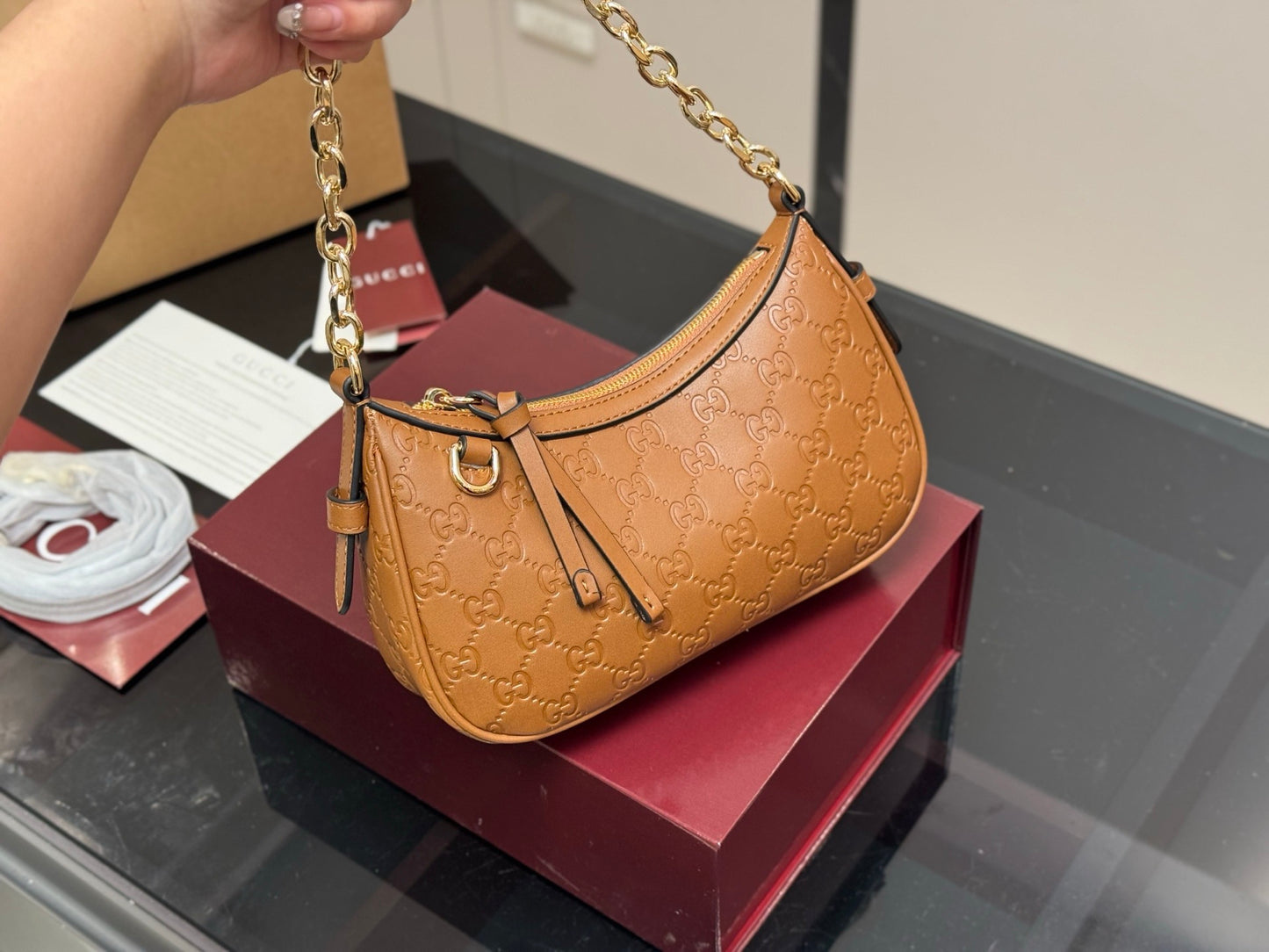 GG Ophidia Monogram Bag